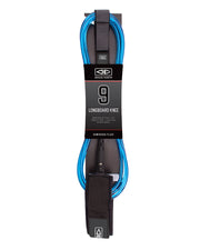 O&E Diamond Flex Longboard Regular 9'0 Knee Strap Leash