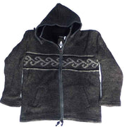 Silver Surfers Hand Knitted Wool Jacket - Koru Design